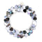 Schwarzes Perlmutt | 925er Sterlingsilber | Herz-Wrap
